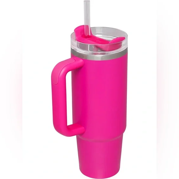 🎉LAST PIECE🎉 Stanley 30 oz. Quencher H2.0 FlowState Tumbler Camelia - Picture 5 of 14